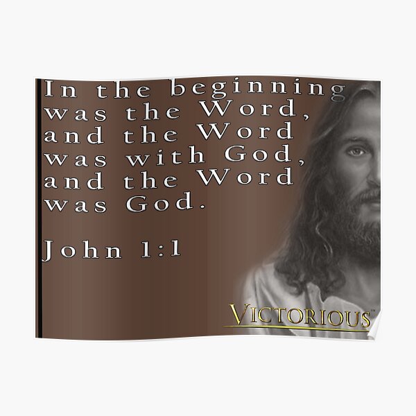 In the beginning the Word was God... Poster