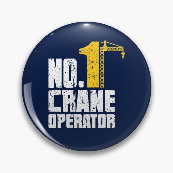 Item preview, Funny Crane Operator Construction Operator Tower Distressed No. 1 designed and sold by niftee.