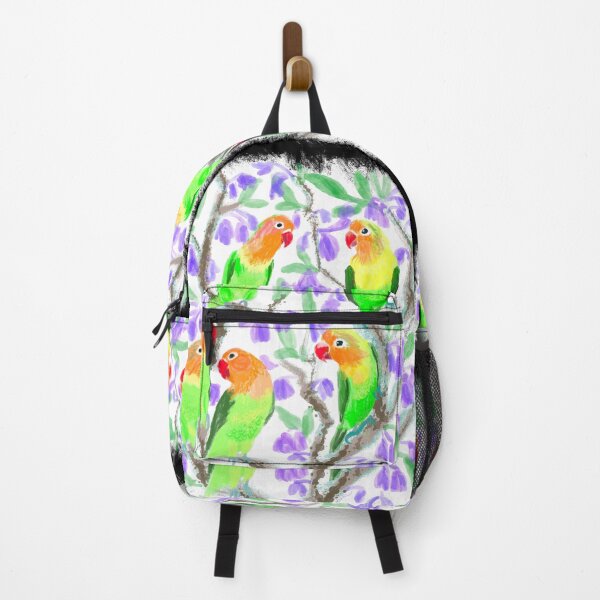 Item preview, Copy of Lovebirds in jacaranda tree designed and sold by orangerinka.