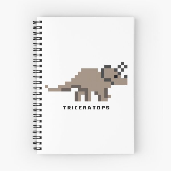 Item preview, Three horn dinosaur pixel art design. designed and sold by CIMANN.