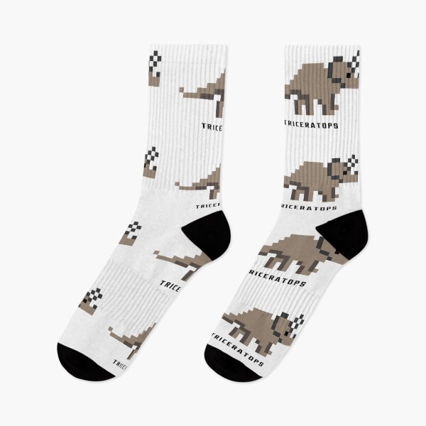 Item preview, Three horn dinosaur pixel art design. designed and sold by CIMANN.