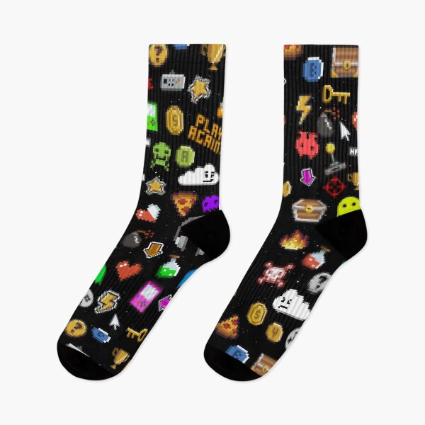 Item preview, Gamer Retro Pixel Video Gaming Icons designed and sold by PY Tees.