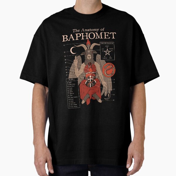 Vista previa del artículo con la obra «La anatomía de Baphomet», diseñado y vendido por Thiago Corrêa.