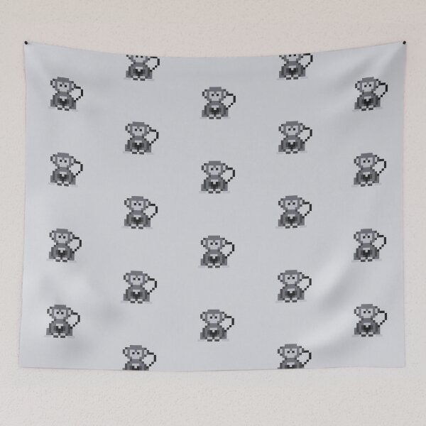 Item preview, Grey Pixel Monkey designed and sold by SpitsPixels.