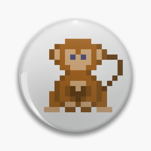Artikelvorschau, Brown Pixel Monkey entworfen und verkauft von SpitsPixels.