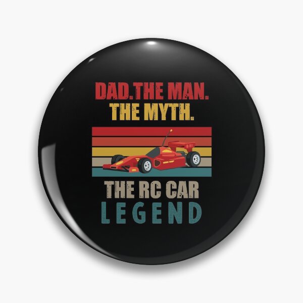 Item preview, Dad the man the myth the rc car legend, vintage red car, rc car racing games competition, remote control cars lover designed and sold by SGS-.