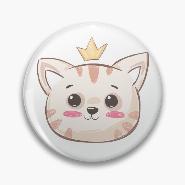 Item preview, Cat in a crown/ I am princess designed and sold by fluffyfriends.
