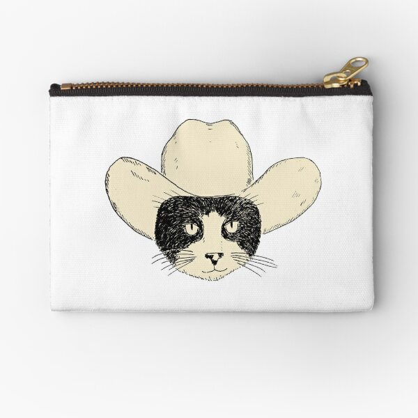 Cowboy Cat Zipper Pouch