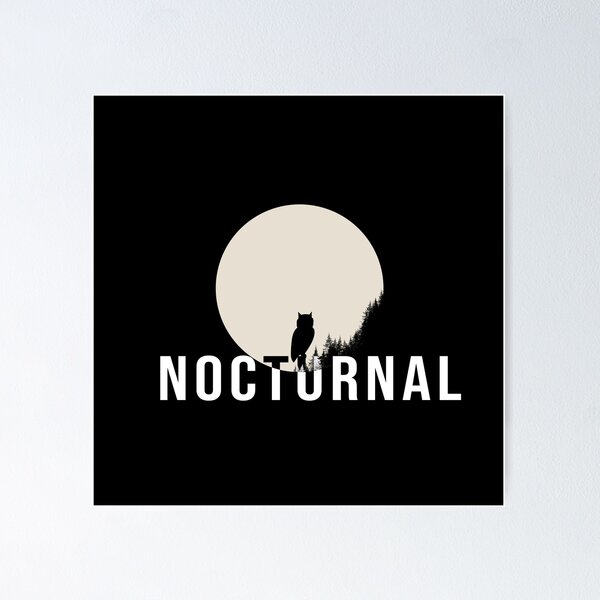 Item preview, nocturnal designed and sold by Trashy-Designs.