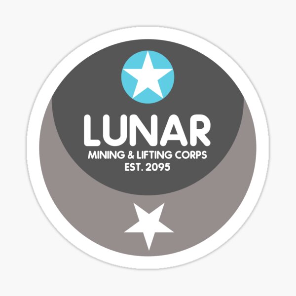 Lunar Mining & Lifting Corps Sticker