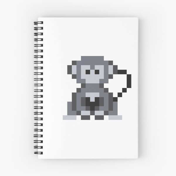 Item preview, Grey Pixel Monkey designed and sold by SpitsPixels.