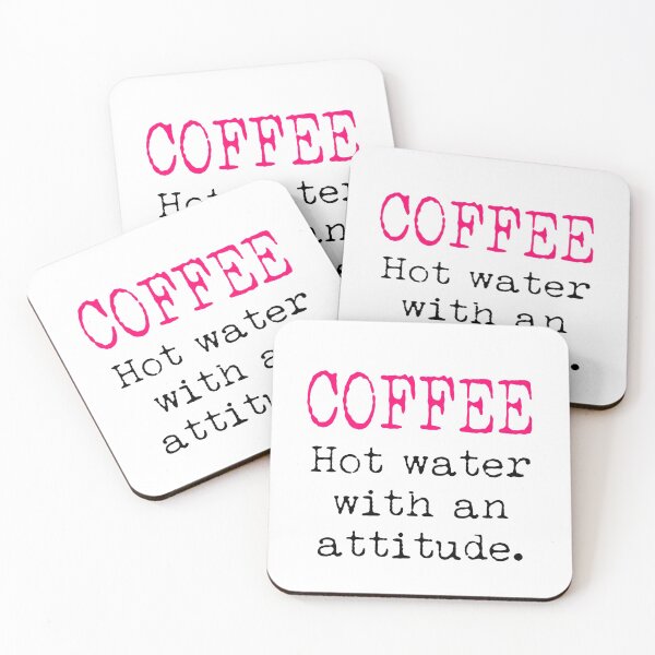 Item preview, Coffee hot water with an attitude designed and sold by gardengatequilt.
