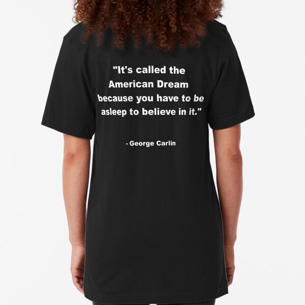 George Carlin Slim Fit T-Shirt