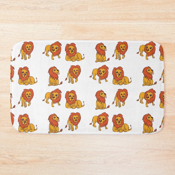 Item preview, Funny Cartoon Cute Lion Sticker Pack designed and sold by Wildlife Apparels Inc..