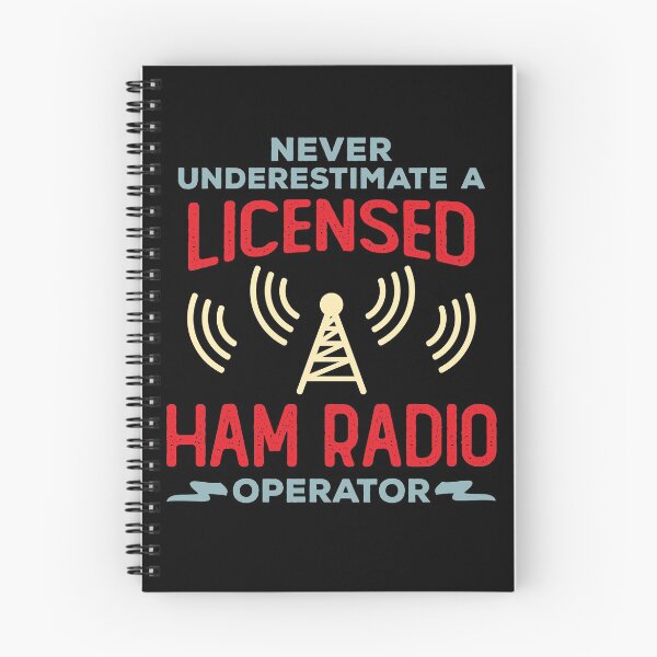 Item preview, Never Underestimate a Licensed Ham Radio Operator designed and sold by wingstar.