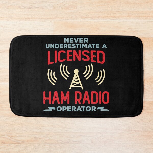 Item preview, Never Underestimate a Licensed Ham Radio Operator designed and sold by wingstar.