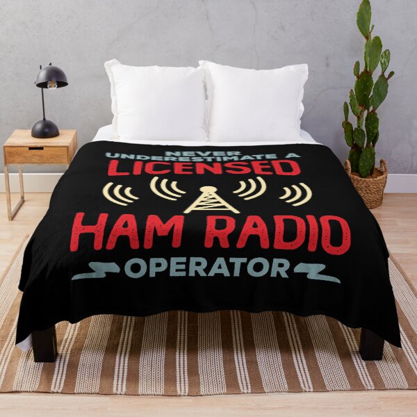 Item preview, Never Underestimate a Licensed Ham Radio Operator designed and sold by wingstar.