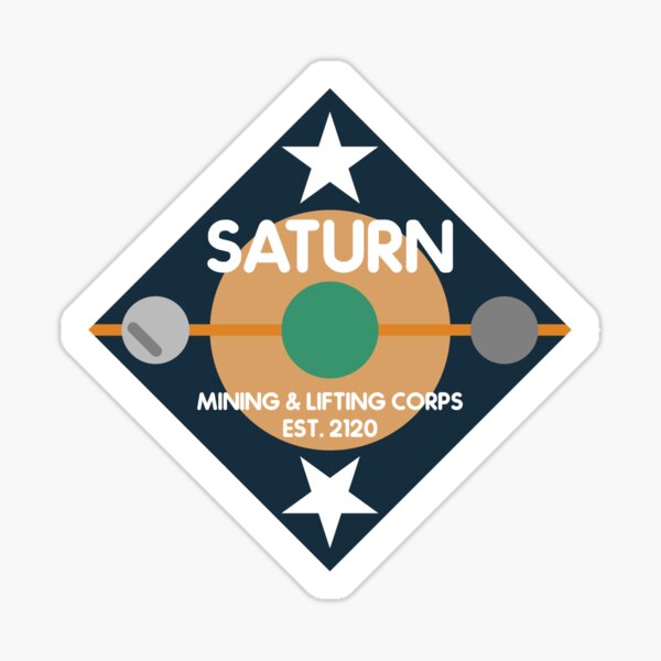 Saturn Mining & Lifting Corps Sticker