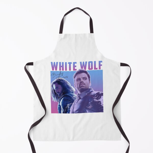 Item preview, BUCKY WHITE WOLF 90's VINTAGE HOMAGE STYLE GRAPHIC TEE designed and sold by mikceys.