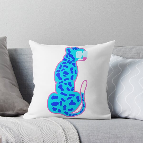 Item preview, blue leopard with glasses designed and sold by mollsdesignss.