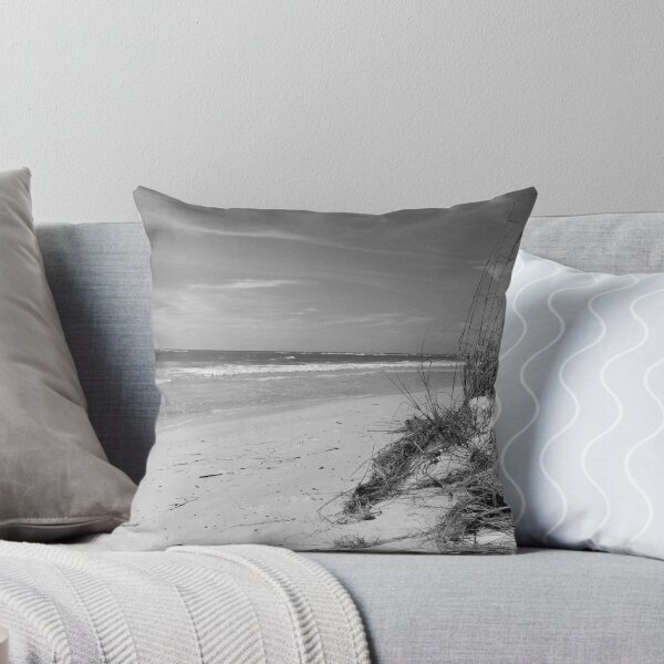 Item preview, Tranquil beach in black and white designed and sold by JuliVogel.