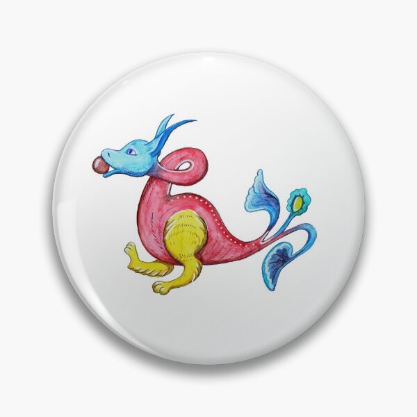 Aperçu de l'œuvre dragon-fleur créée et vendue par aloyse-creation.