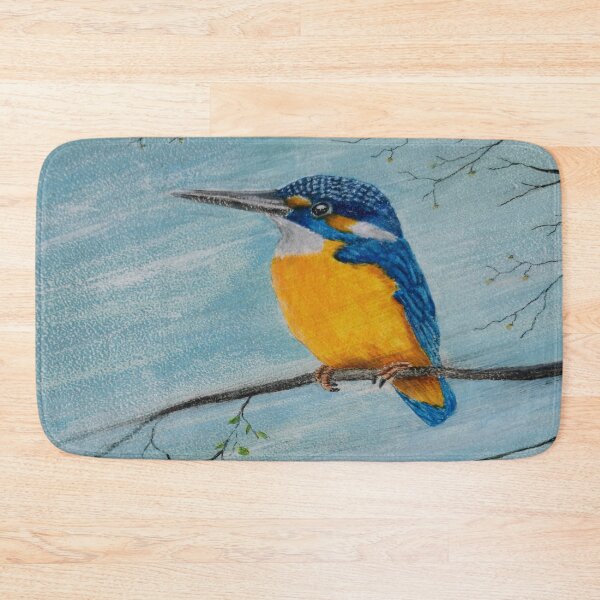Item preview, Beautiful vibrant colourful Kingfisher  designed and sold by Diane Hunter Art.