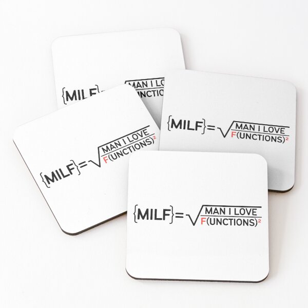 Item preview, MILF Man I Love Functions | Maths Geek | Mathematician | Fractions | Squared designed and sold by itsokaybyme.