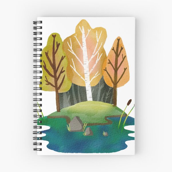 Item preview, Watercolor Forest Scene  designed and sold by Em0523.