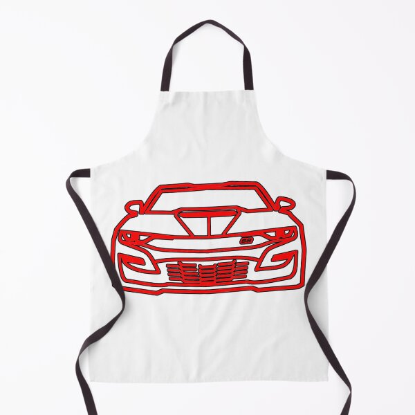 Item preview, 2021 Chevy Camaro SS Outline in red hot red designed and sold by FabFreakShop.