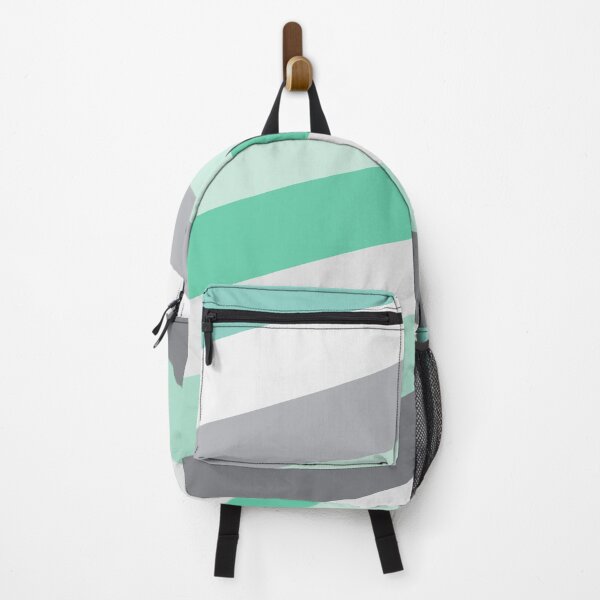 Item preview, Mint and gray chevron designed and sold by adiosmillet.