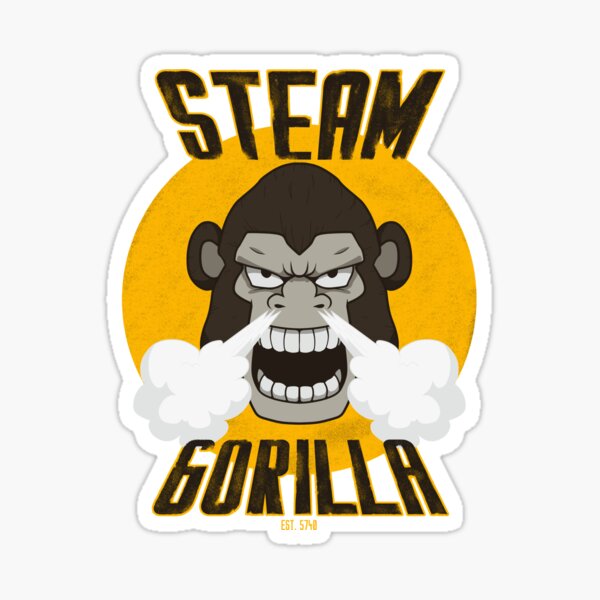 Item preview, Steam Gorilla designed and sold by Victoria Foisy.