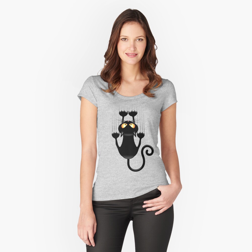 Item preview, Fitted Scoop T-Shirt designed and sold by BluedarkArt.