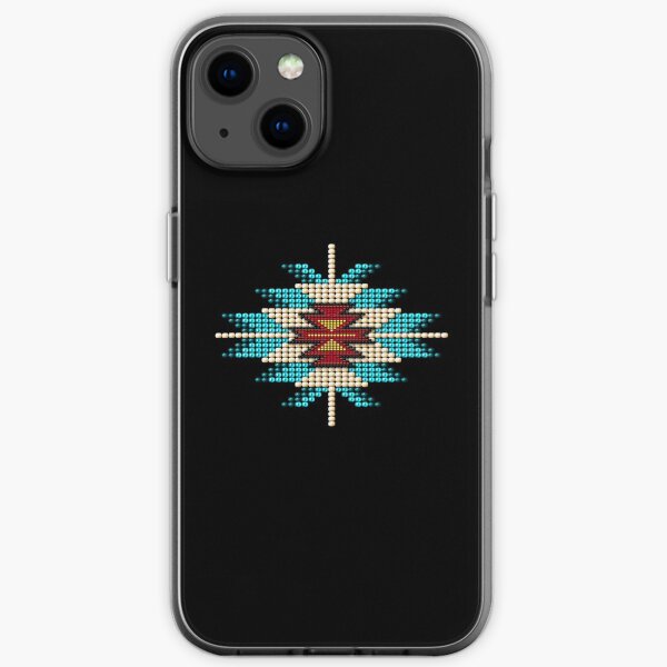 Turquoise Native American Southwest-Style Sunburst iPhone Soft Case