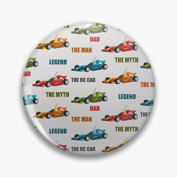 Item preview,  Dad the man the myth the rc car legend, vintage pattern, rc car racing games competition, remote control cars lover designed and sold by SGS-.