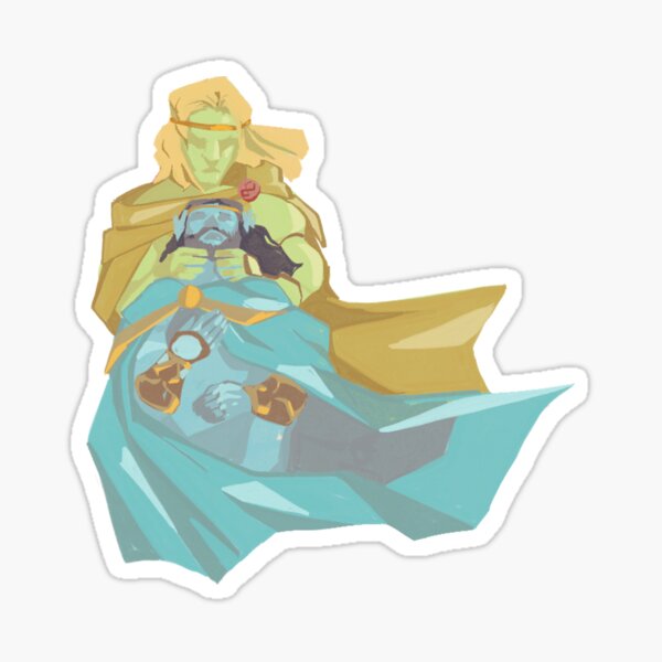 Patroclus and Achilles Sticker