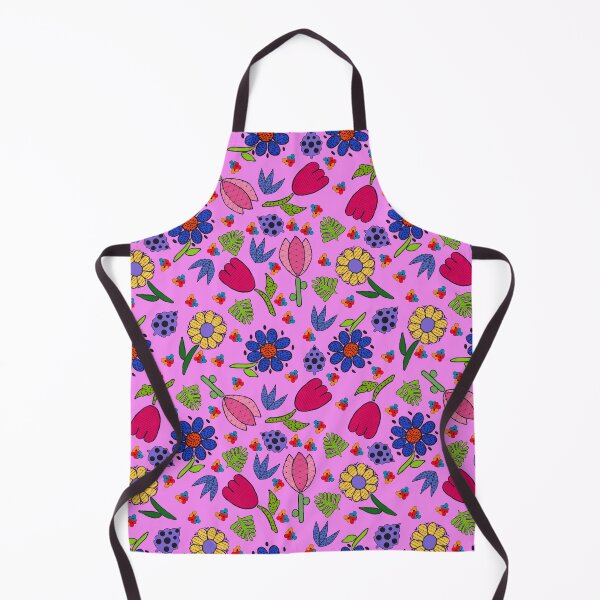 Item preview, Retro Summer Flower Garden designed and sold by Birgit Dugan.