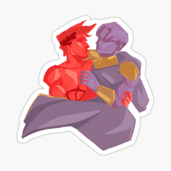 Zagreus and Thanatos Sticker