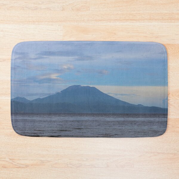 Item preview, Clear Ocean, white sand beach with the view of Mount Batur and Agung Volcano  designed and sold by ExploreYK.