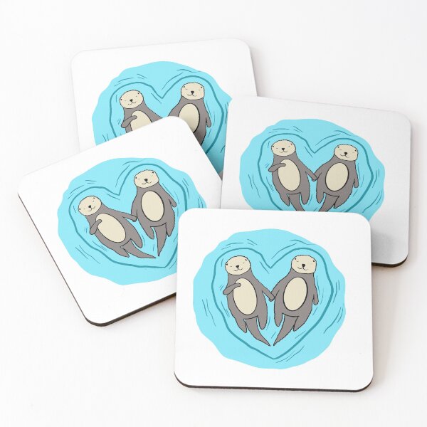 Item preview, Cute otters hands hand designed and sold by Mafaldas.
