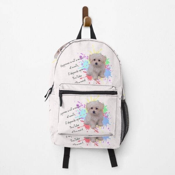 Item preview, cute happy Maltese puppy designed and sold by nuvalonstyles.