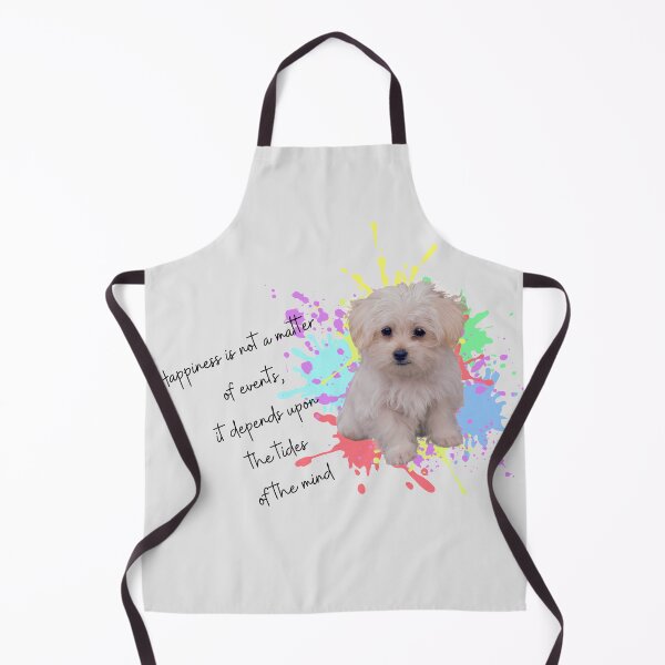 Item preview, cute happy Maltese puppy designed and sold by nuvalonstyles.