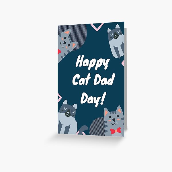 Item preview, Happy cat dad day! Happy fathers day! designed and sold by fluffyfriends.