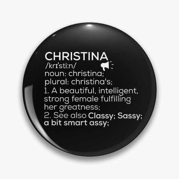 Item preview, Christina Name Definition designed and sold by Teelogic.