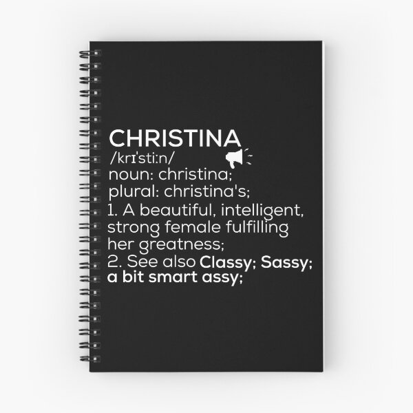 Item preview, Christina Name Definition designed and sold by Teelogic.
