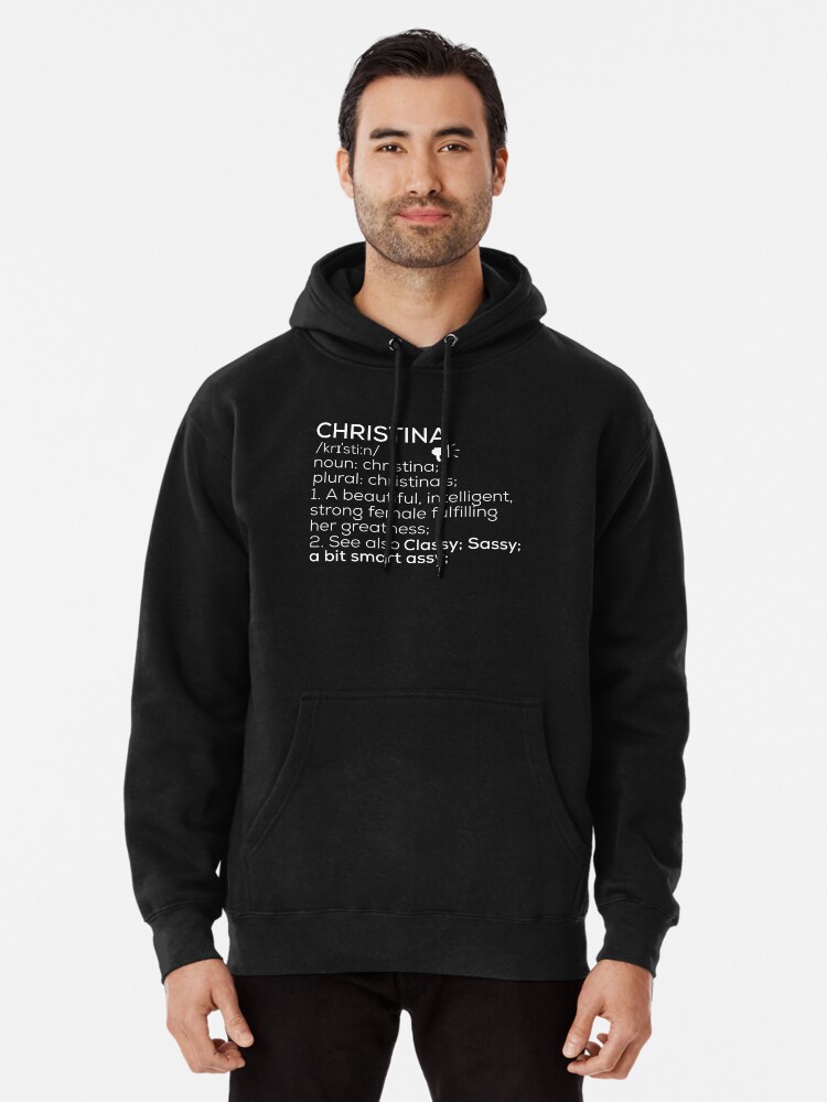 Christina Name Definition | Pullover Hoodie