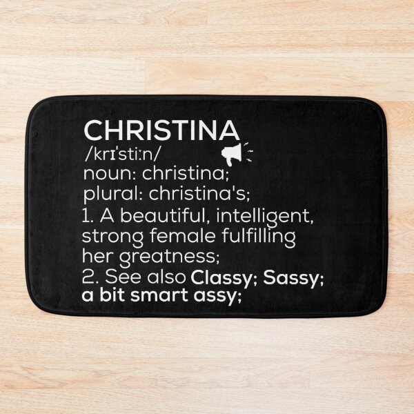Item preview, Christina Name Definition designed and sold by Teelogic.