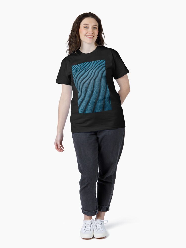 Thumbnail 4 of 7, Classic T-Shirt, Blue sand designed and sold by Semapemodiba.