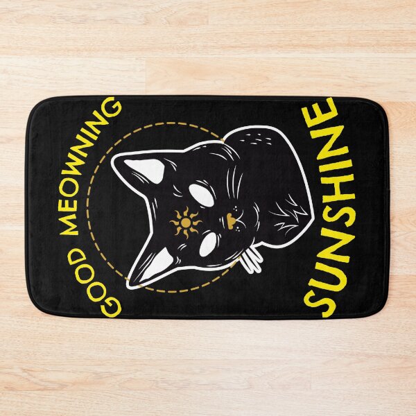Item preview, Gothic design, Good Meowning Sunshine kitty #2 designed and sold by Hypnotees.