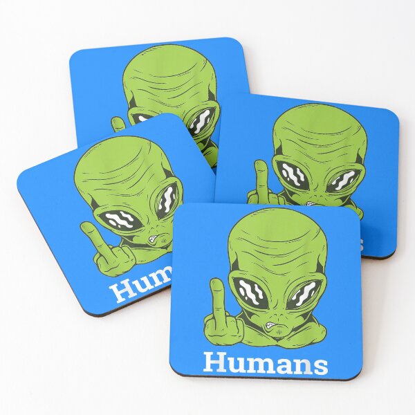 Item preview, Fk Humans Funny Alien designed and sold by ttuniques.